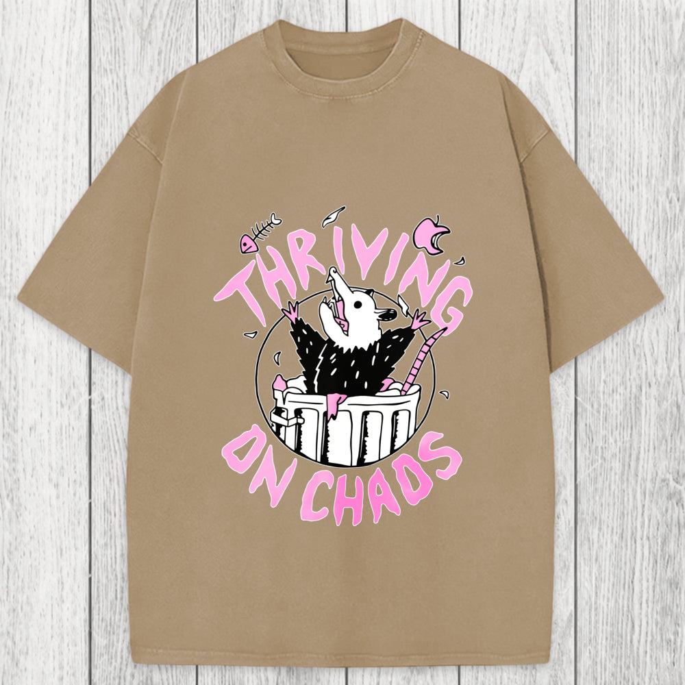 Tokyosol Thriving On Chaos Angry Possum Washed T-Shirt