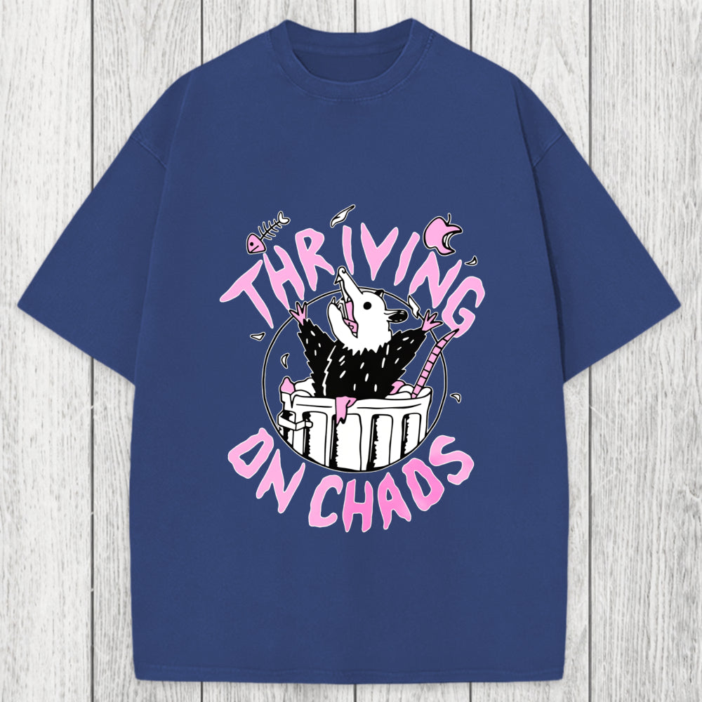 Tokyosol Thriving On Chaos Angry Possum Washed T-Shirt
