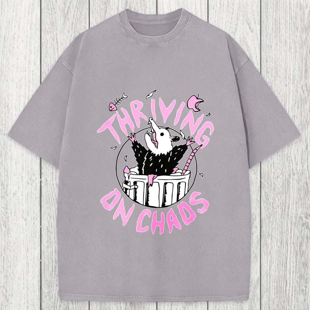 Tokyosol Thriving On Chaos Angry Possum Washed T-Shirt