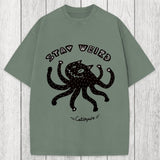 Tokyosol STAY WEIRD Catopus Washed T-Shirt