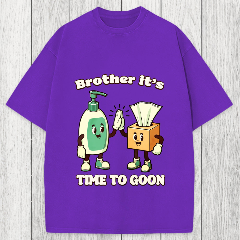 Tokyosol Funny Goon Squad Cleaning Products Meme Washed T-Shirt