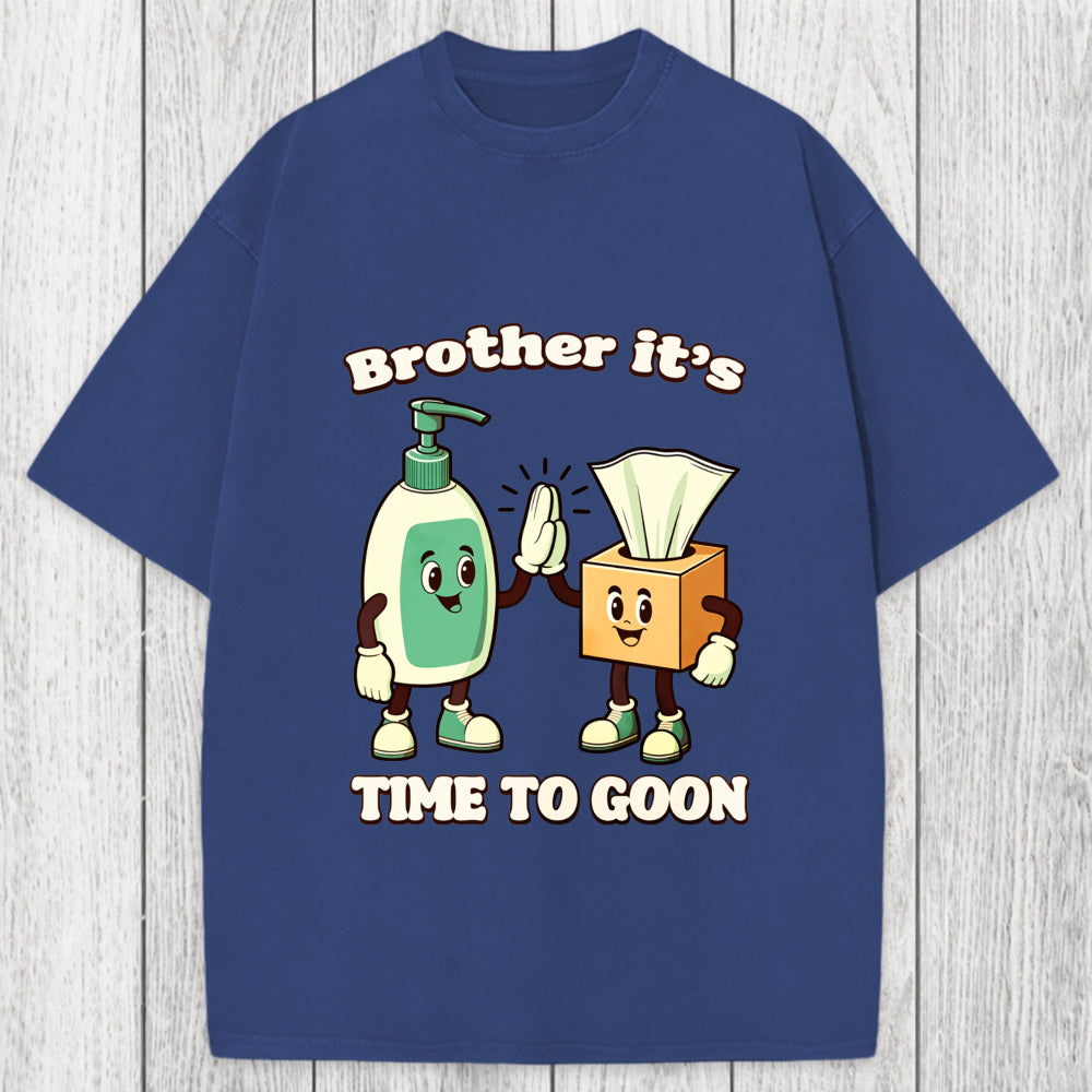Tokyosol Funny Goon Squad Cleaning Products Meme Washed T-Shirt