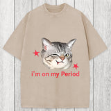 Tokyosol I'm On My Period Washed T-Shirt