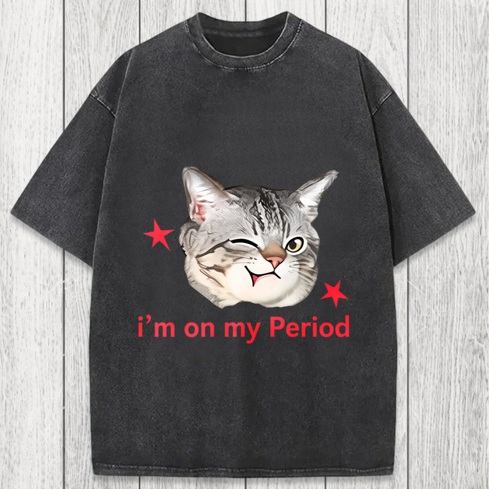 Tokyosol I'm On My Period Washed T-Shirt