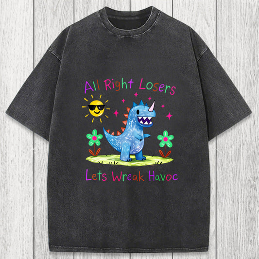 Tokyosol Lets Wreak Havoc Washed T-Shirt