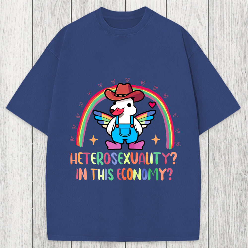 Tokyosol Duck Says No To Heteronormativity Washed T-Shirt