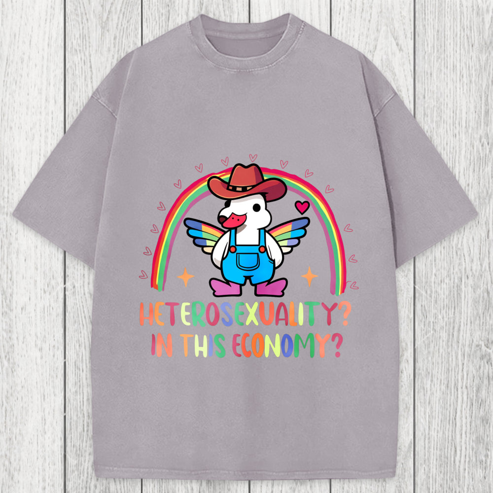 Tokyosol Duck Says No To Heteronormativity Washed T-Shirt