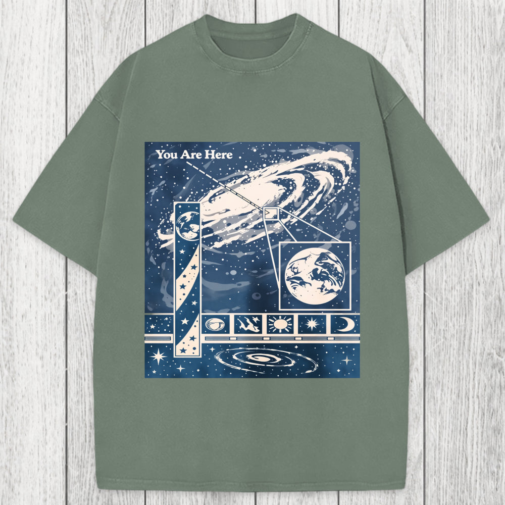 Tokyosol You Are Here Space Washed T-Shirt