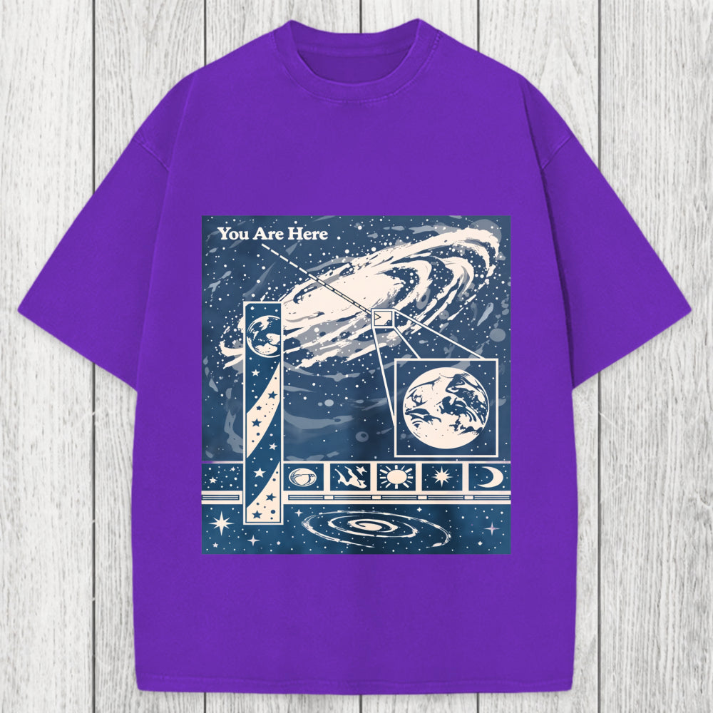 Tokyosol You Are Here Space Washed T-Shirt