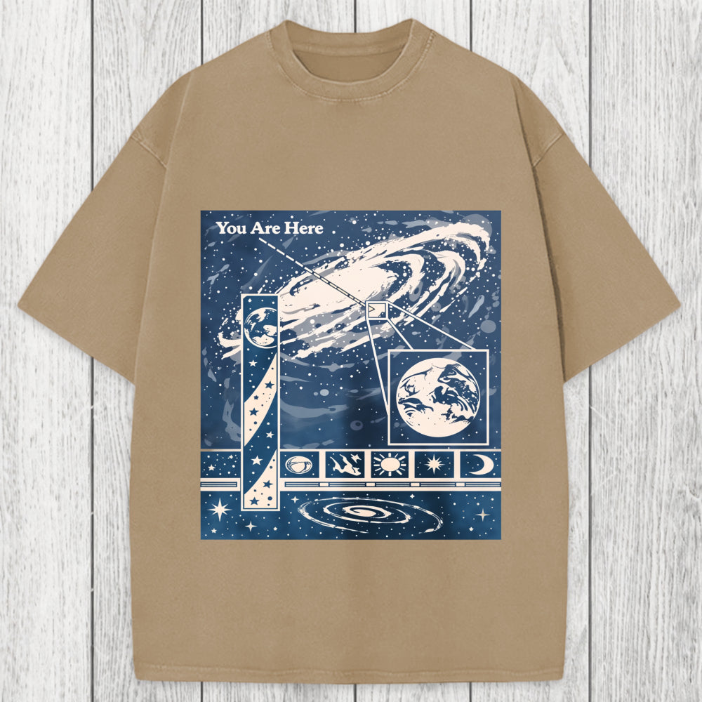 Tokyosol You Are Here Space Washed T-Shirt