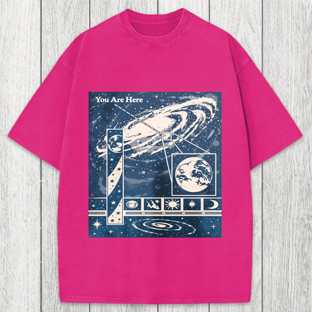 Tokyosol You Are Here Space Washed T-Shirt