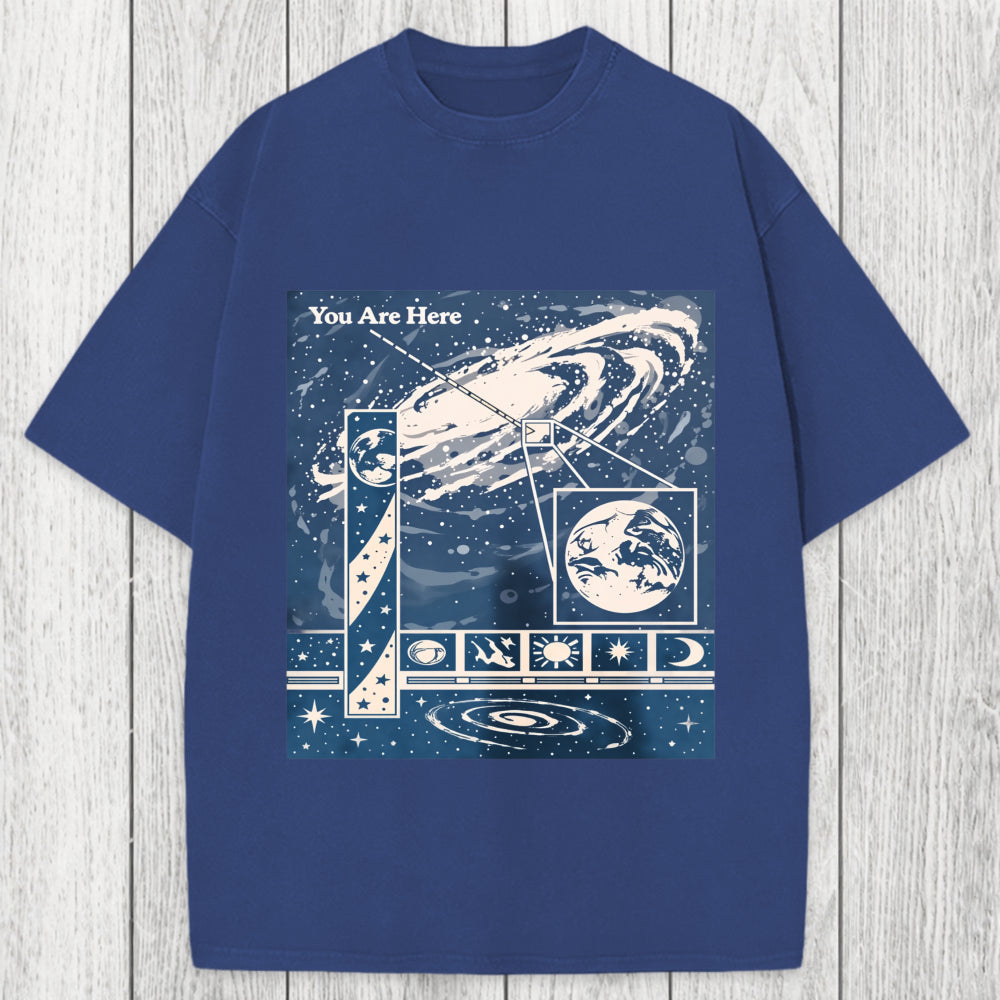Tokyosol You Are Here Space Washed T-Shirt