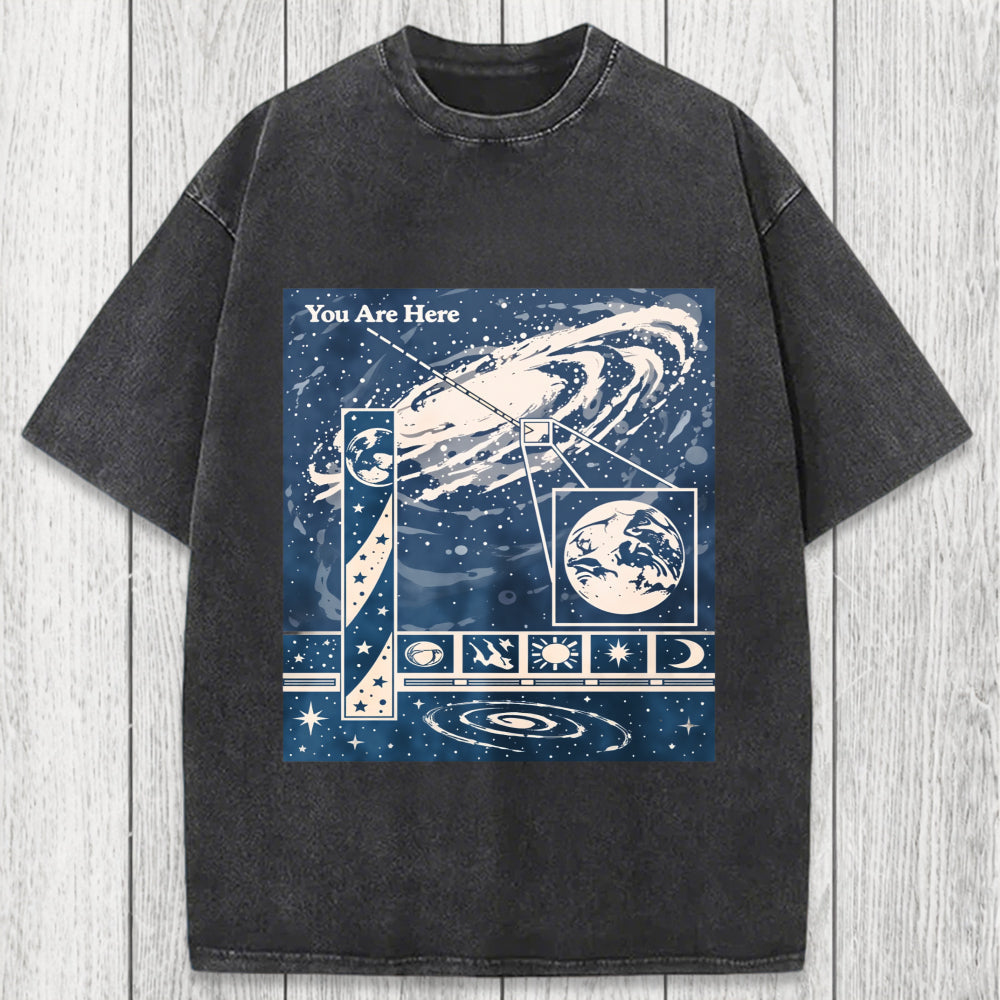 Tokyosol You Are Here Space Washed T-Shirt