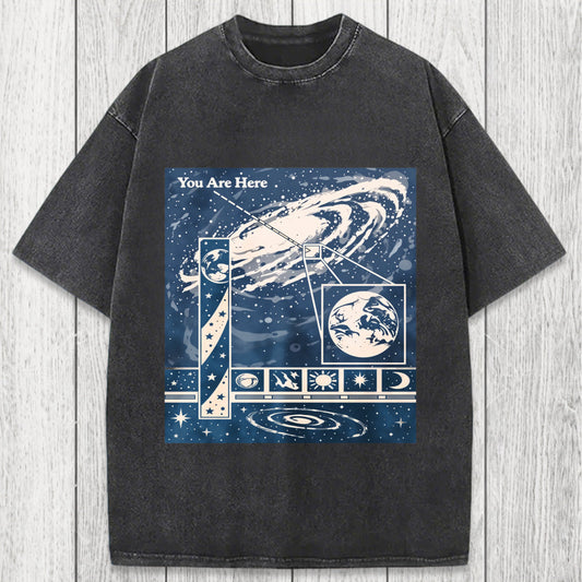 Tokyosol You Are Here Space Washed T-Shirt