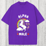 Tokyosol Alpha Male Energy Unicorn Washed T-Shirt