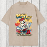Tokyosol Microplastics Skeleton Meme Washed T-Shirt