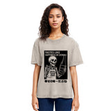 Tokyosol Taste Of Happiness Funny Washed T-Shirt