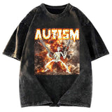 Tokyosol Autism Skeleton Crop Top