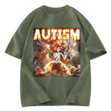 Tokyosol Autism Skeleton Crop Top