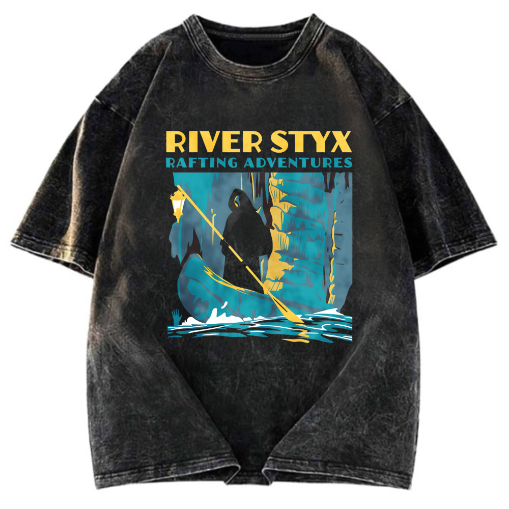 Tokyosol River Styx Rafting Adventures Washed T-Shirt
