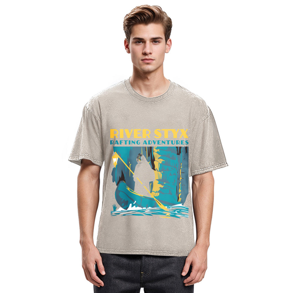 Tokyosol River Styx Rafting Adventures Washed T-Shirt