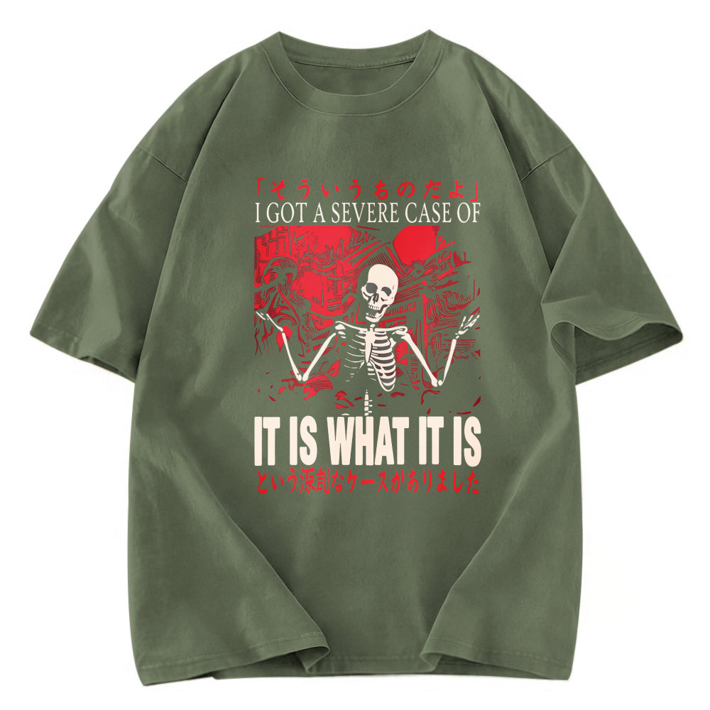 Tokyosol It Is What It Is Skeleton Washed T-Shirt