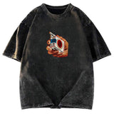 Tokyosol Vintage Lucky Strike Smoking Kills Boxy Washed T-Shirt