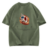 Tokyosol Vintage Lucky Strike Smoking Kills Boxy Washed T-Shirt