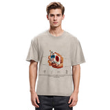 Tokyosol Vintage Lucky Strike Smoking Kills Boxy Washed T-Shirt