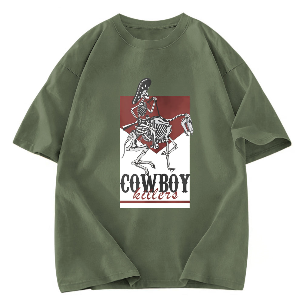 Tokyosol Skeleton Cowboy Killers Washed T-Shirt