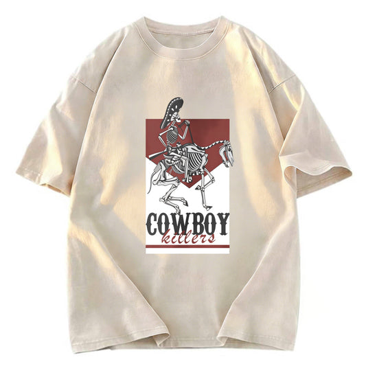 Tokyosol Skeleton Cowboy Killers Washed T-Shirt