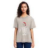 Tokyosol Halloween Cool Boy Skeleton Washed T-Shirt