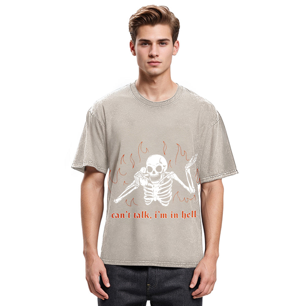 Tokyosol Can't Talk In Hell Washed T-Shirt