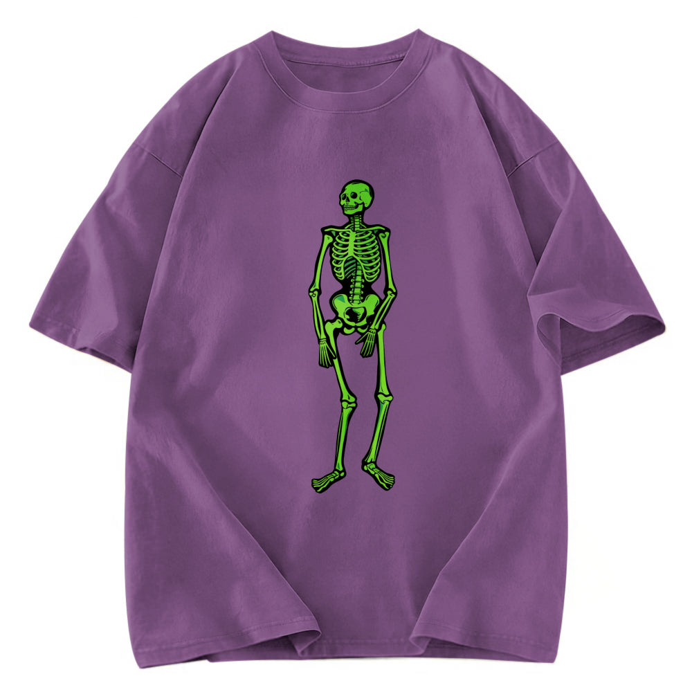 Tokyosol Fluorescent Skeleton Washed T-Shirt
