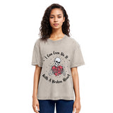 Tokyosol I Can Even Do It With A Broken Heart Washed T-Shirt