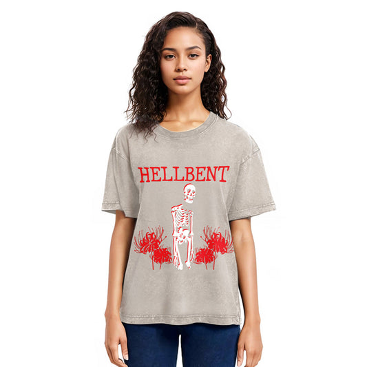 Tokyosol Hellbent Skeleton Washed T-Shirt