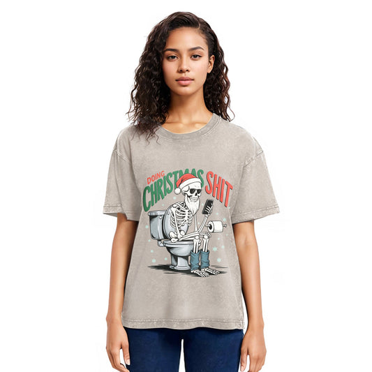 Tokyosol Doing Christmas Shit Washed T-Shirt