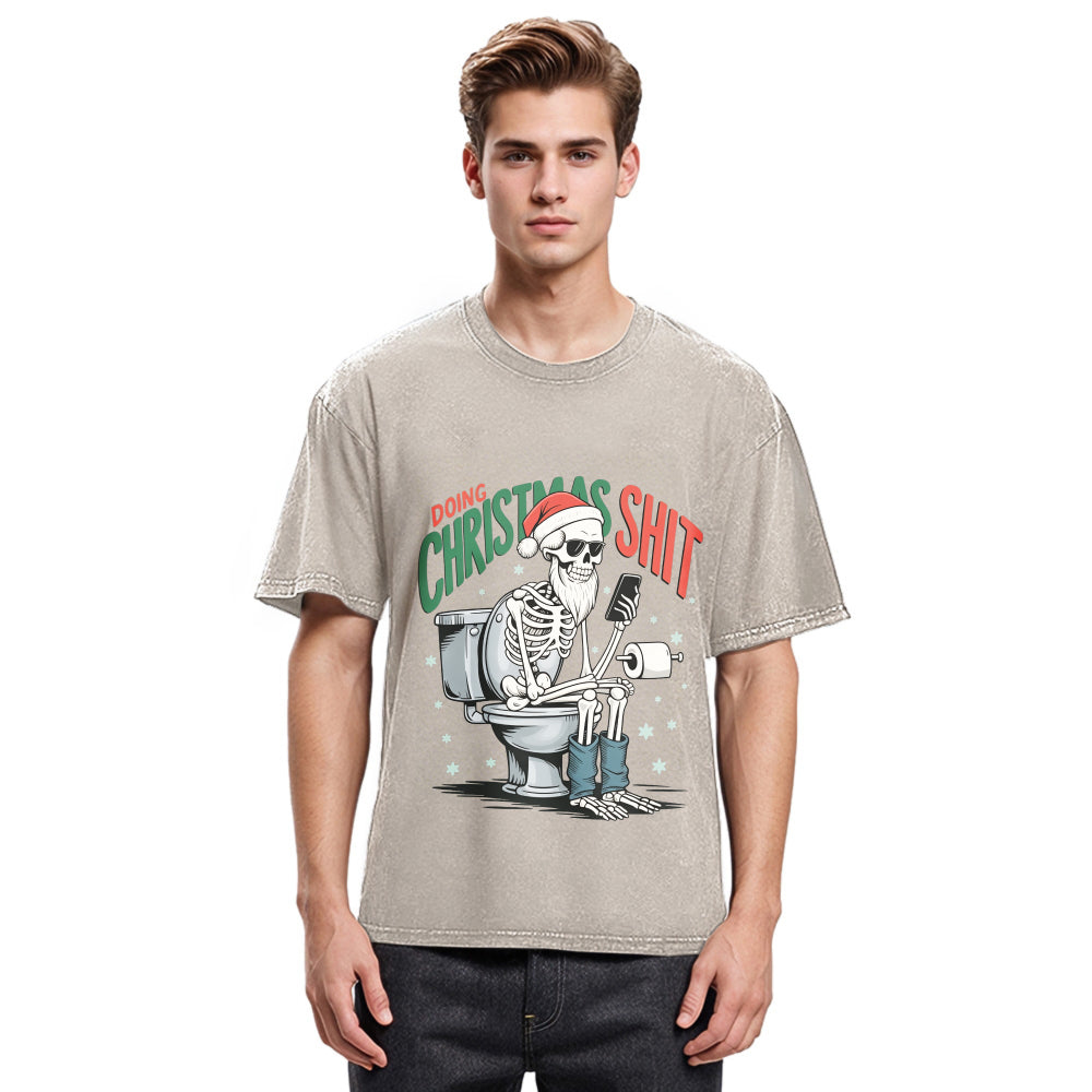 Tokyosol Doing Christmas Shit Washed T-Shirt
