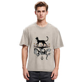 Tokyosol Vigorous Cat's Life Washed T-Shirt