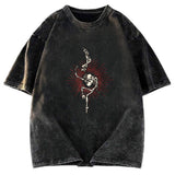 Tokyosol Skeleton Accompany Washed T-Shirt