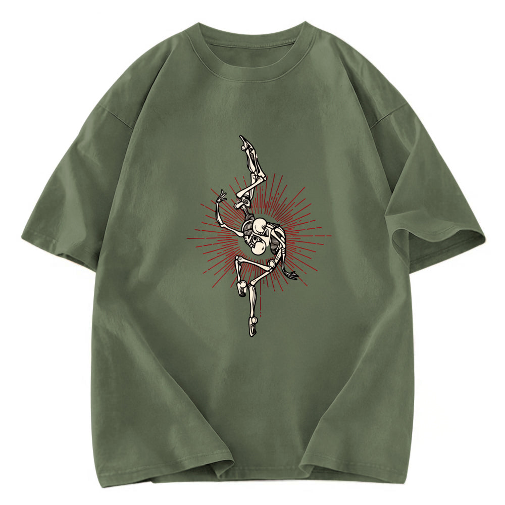 Tokyosol Skeleton Accompany Washed T-Shirt