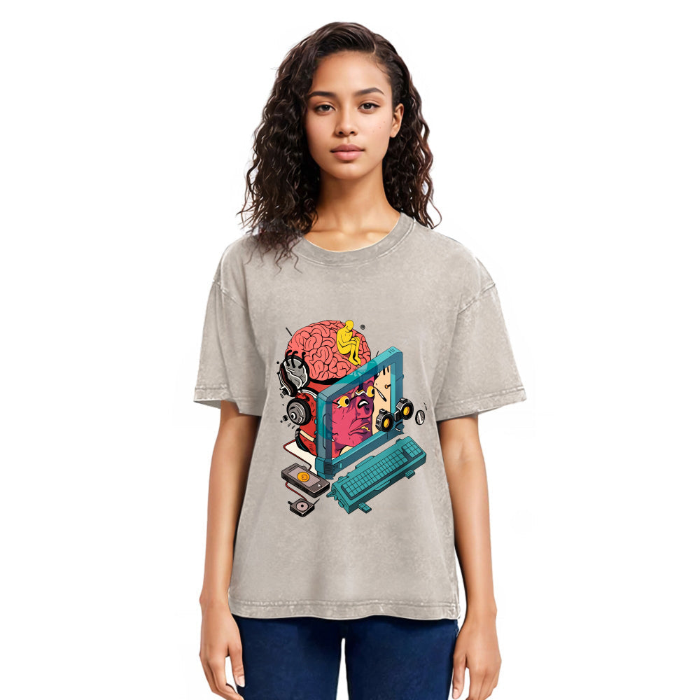 Tokyosol World In The Mind Washed T-Shirt