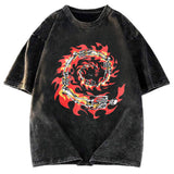 Tokyosol Skeleton Blazing Vortex Washed T-Shirt