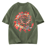 Tokyosol Skeleton Blazing Vortex Washed T-Shirt
