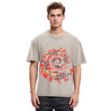 Tokyosol Skeleton Blazing Vortex Washed T-Shirt