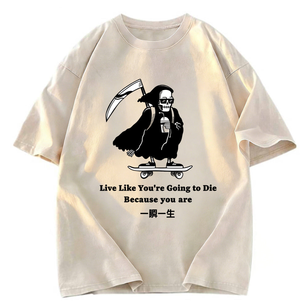 Tokyosol Death Skateboard Washed T-Shirt
