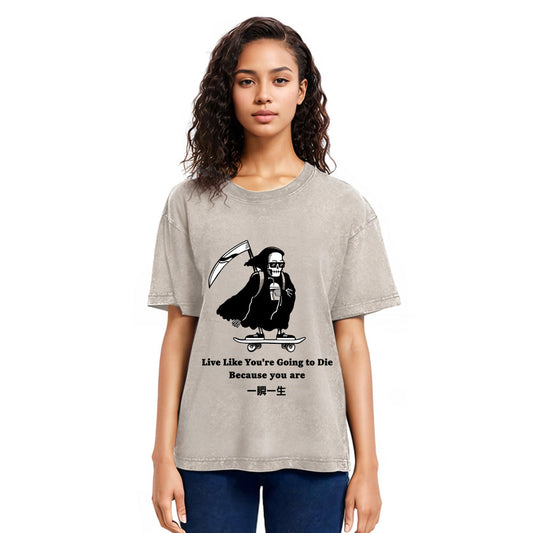 Tokyosol Death Skateboard Washed T-Shirt