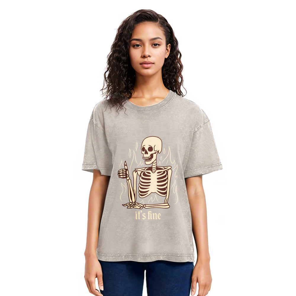 Tokyosol It's Fine Washed T-Shirt