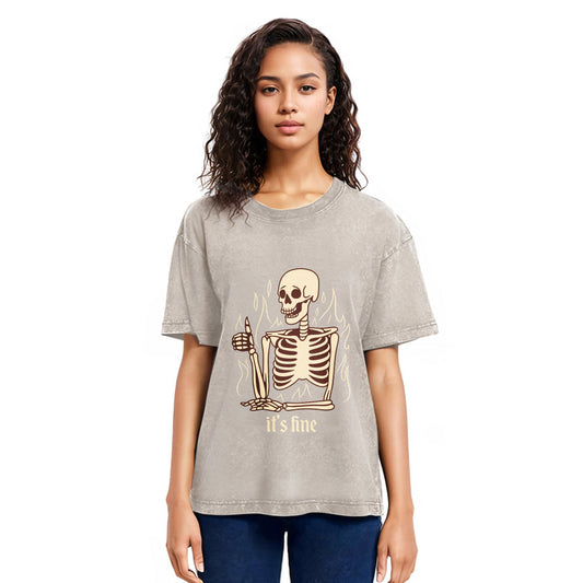 Tokyosol It's Fine Washed T-Shirt