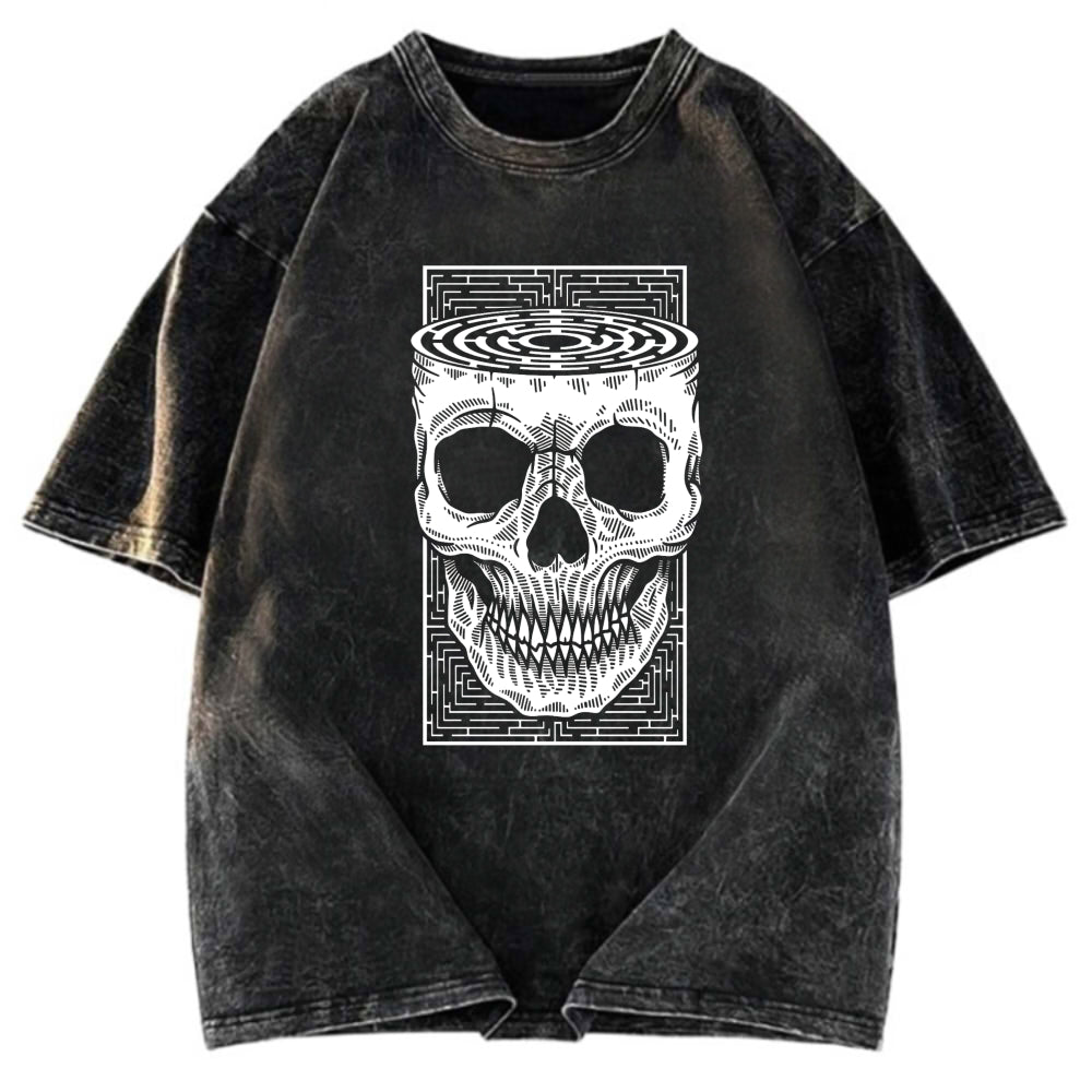 Tokyosol Horror Skull Washed T-Shirt